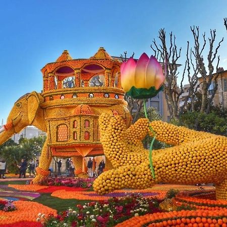 Menton Studio Face Au Jardin Bioves Fetes Des Citrons 3Min De La Mer Apartamento Exterior foto